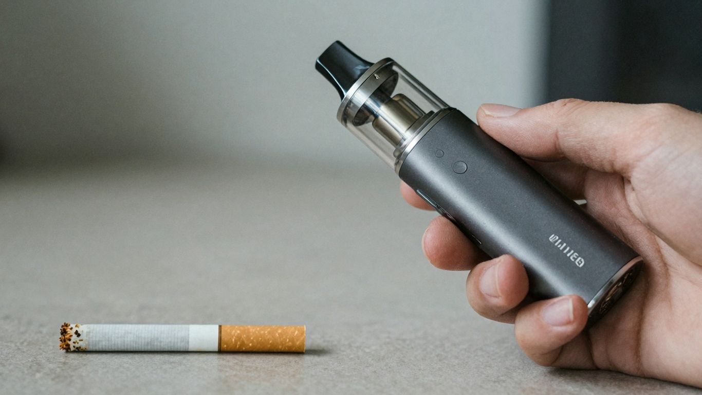 Zigarette und E-Zigarette im Vergleich