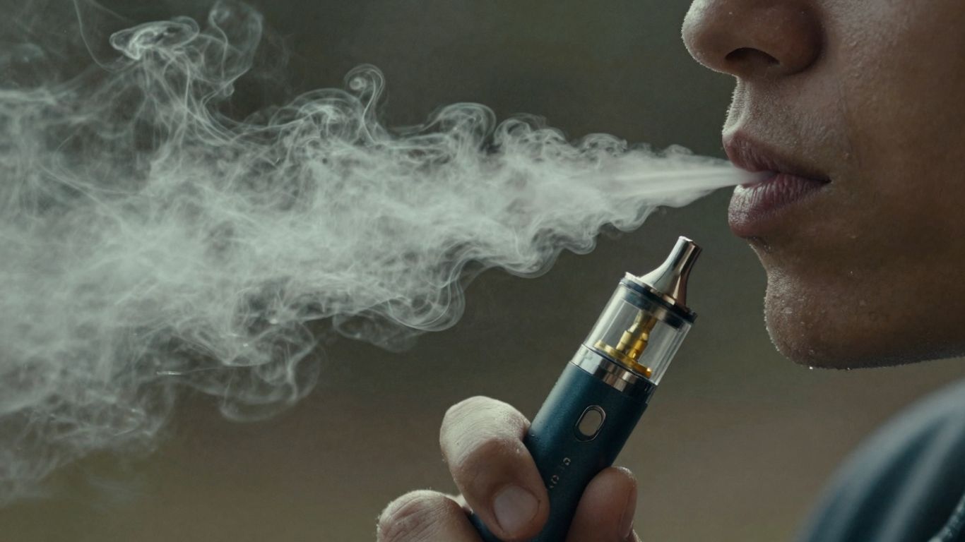 Elektronische Zigarette mit Dampf