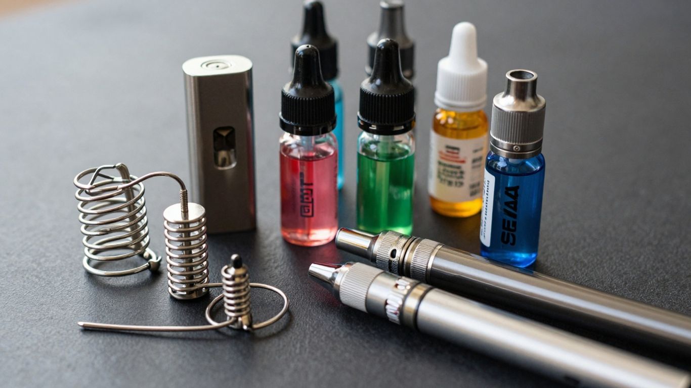 Vape Zubehör: Coils, Liquids und Dampfgeräte.
